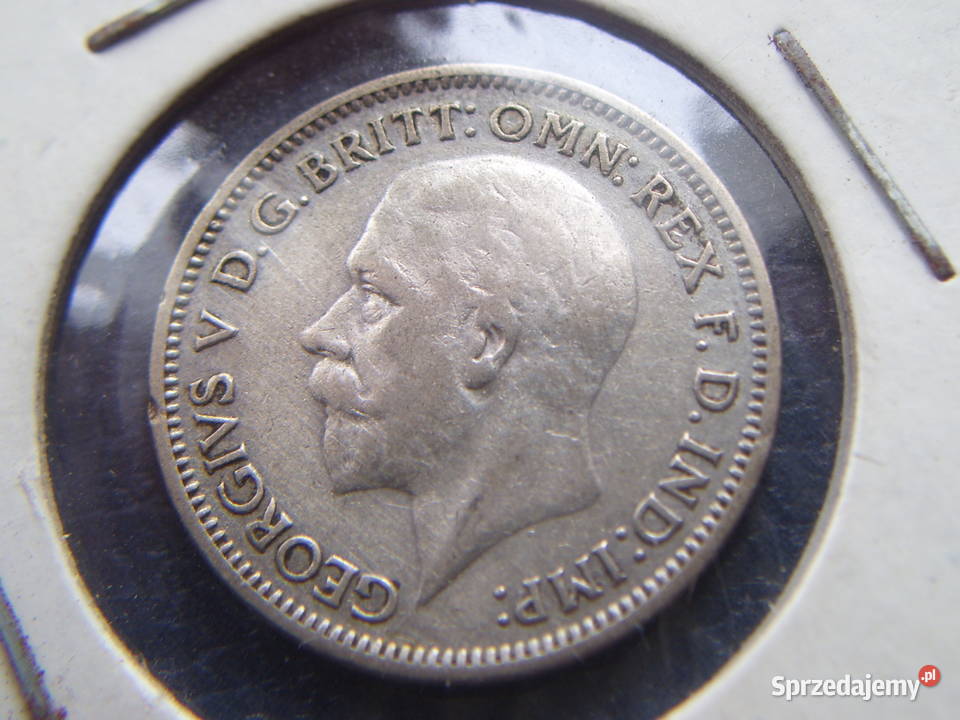 Stare monety 6 pens 1936 Anglia srebro Lesko sprzedam