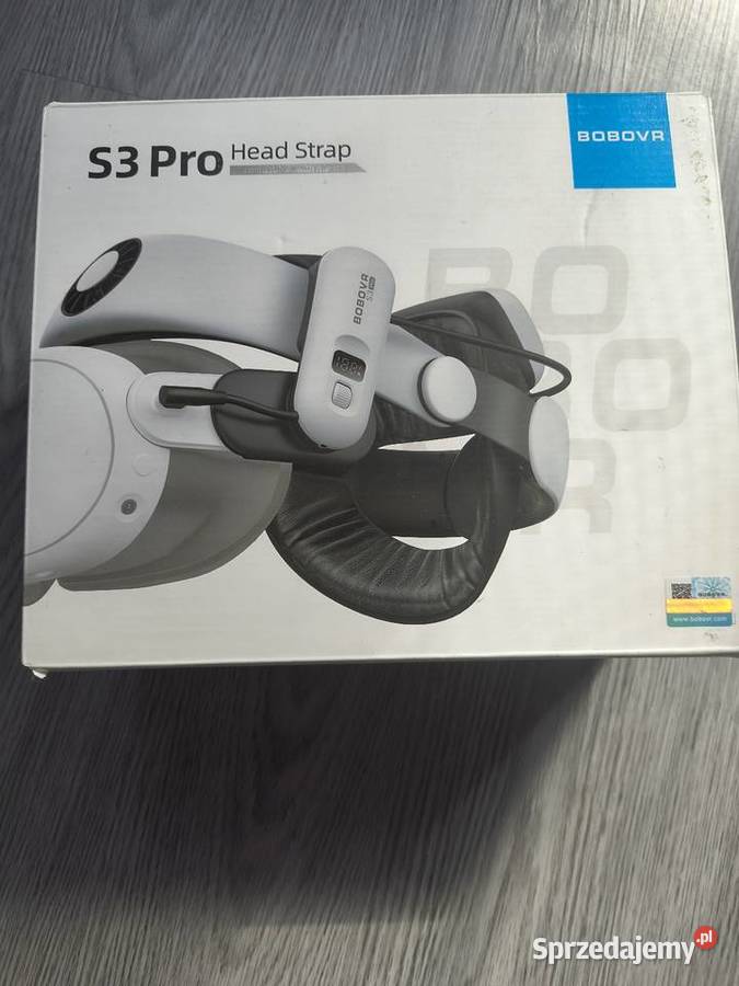 Pasek BOBOVR S3 Pro do Meta Quest 3 Bateria B100 akcesoria do płyt CD i DVD