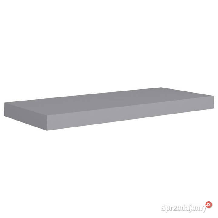 Półki ścienne 4 szare 60x235x38 MDF WM323855
