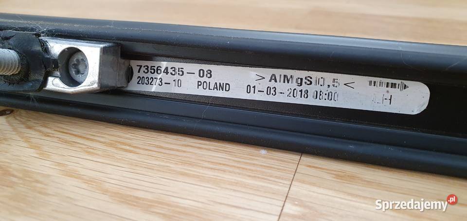 Relingi dachowe BMW X1 F48 czarny mat relingi dachowe