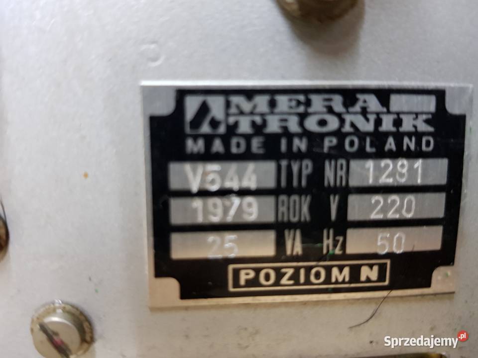 Multimetr meratronik V544 lampy Nixie Z5660 mazowieckie Warszawa