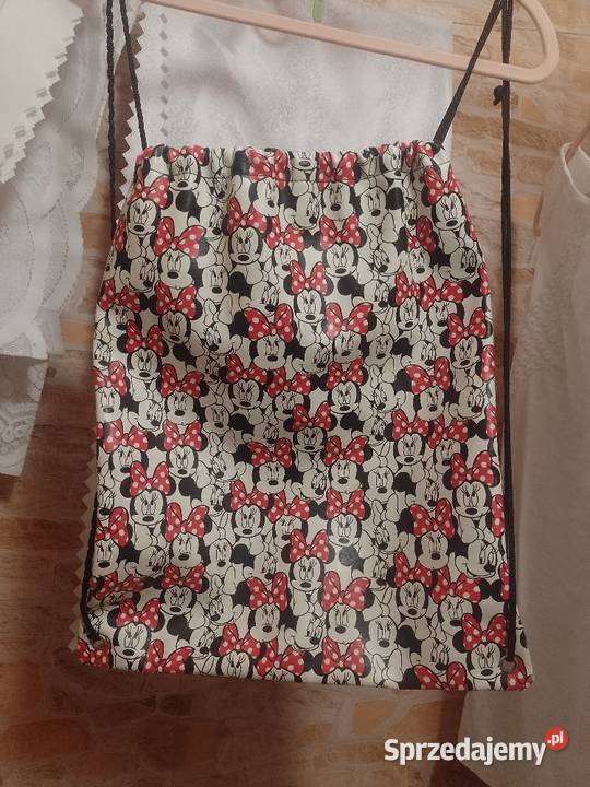 Minnie Mouse Plecak worek z imitacji skóry
