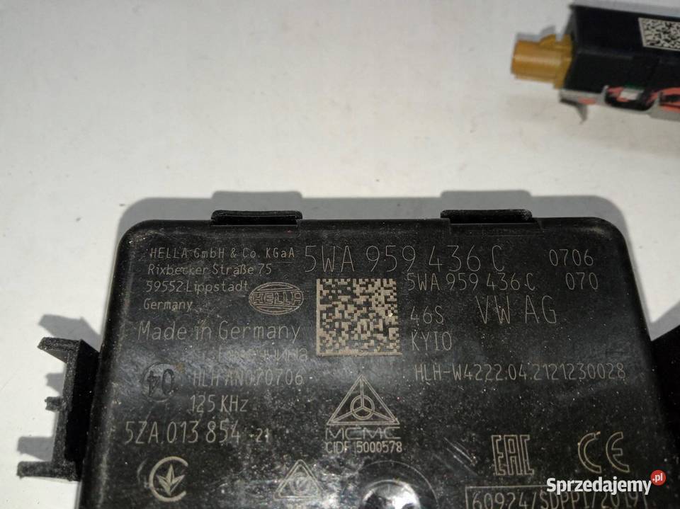 MODUŁ KEYLESS WZMMACNIACZ KPL 5WA959436C świętokrzyskie