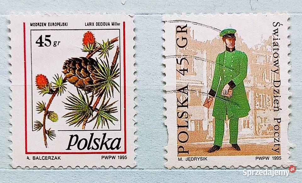 L Znaczki polskie rocznik 1995 mieszany Leźnica Wielka-Osiedle