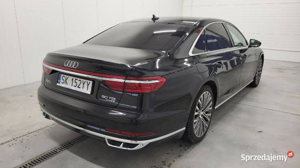 Audi A8 L 50 TDI mHEV Quattro Tiptr D5 2017 czarny mazowieckie Grójec sprzedam