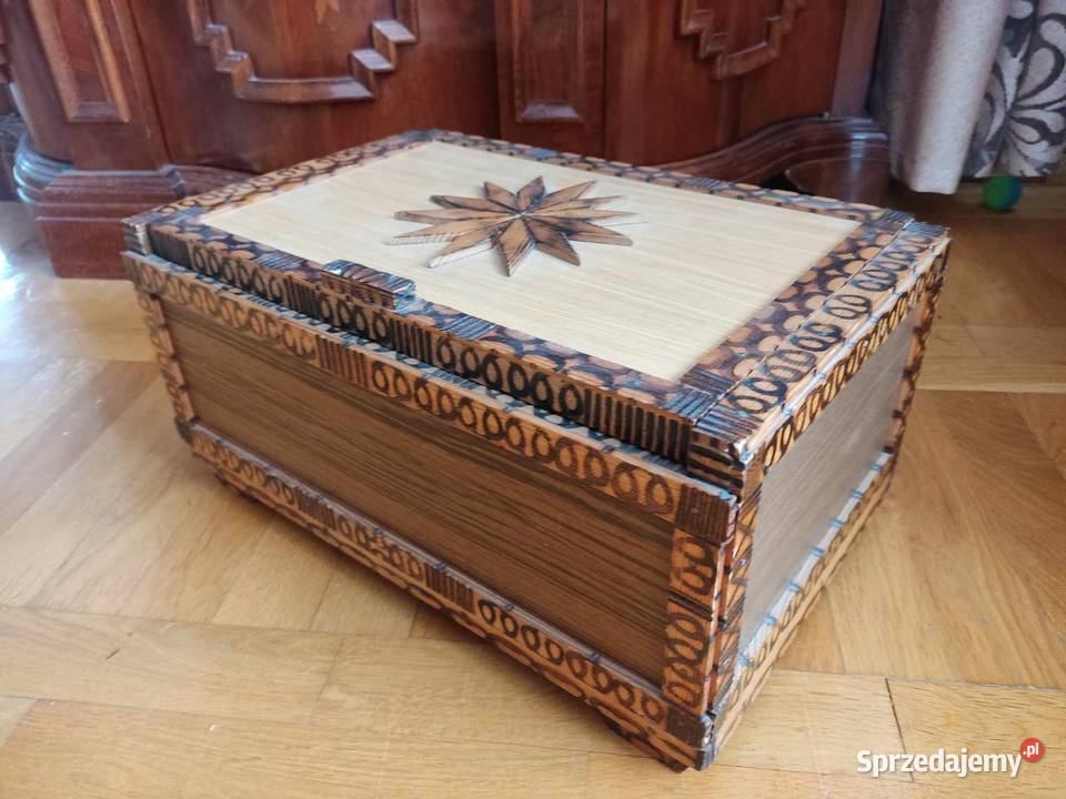 skrzynia kufer szkatułka rękodzieło Pozostałe
