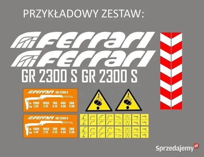 Naklejka oklejenia na każdy model HDS FERRARI Janików sprzedam