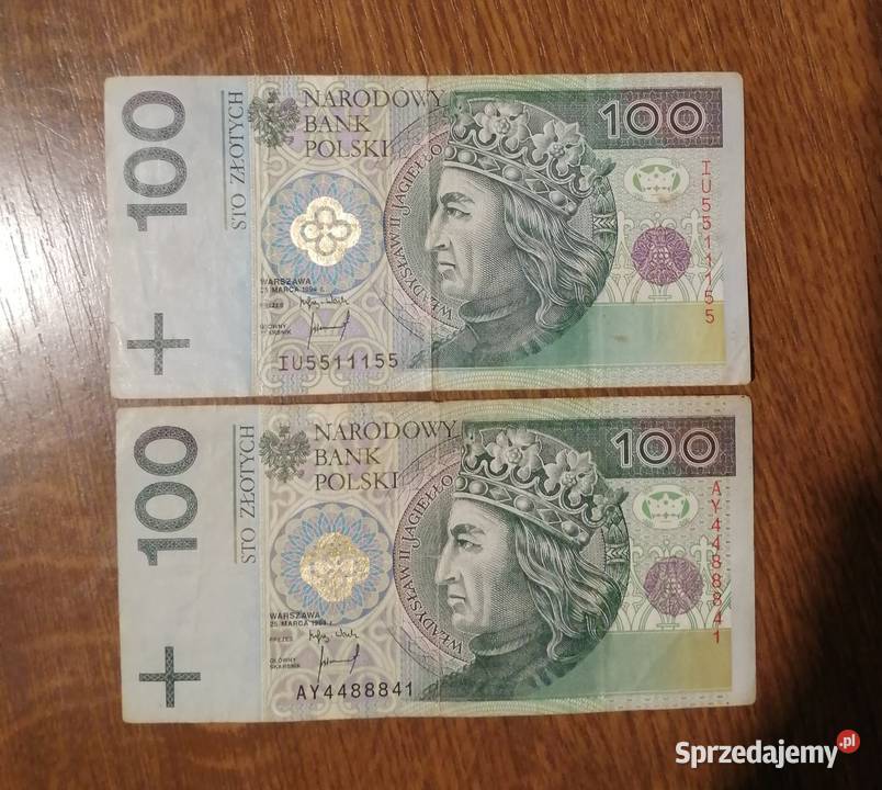 Banknot 100zl z 1994r UNIKATRADARZŁOTY BŁĘDY Bytom