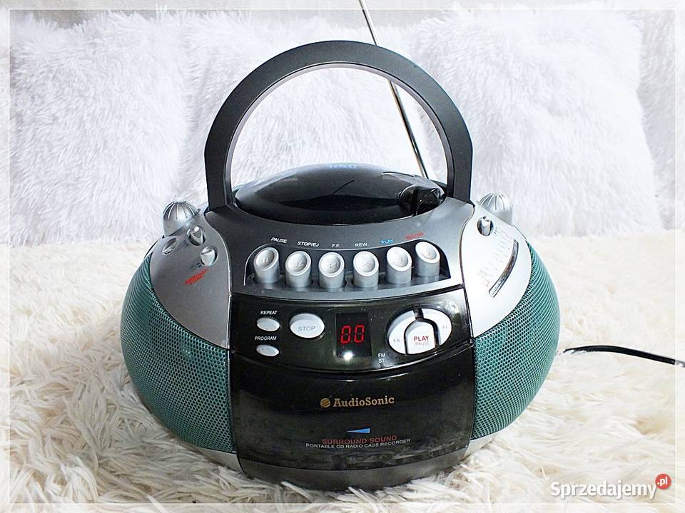 Radioodtwarzacz AudioSonic CD429 na kasety Żary