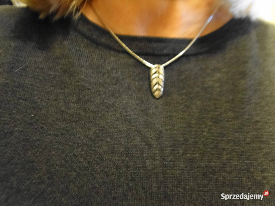 Masywny naszyjnik srebro 925 Uniseks Zegarki i Biżuteria mazowieckie Warszawa