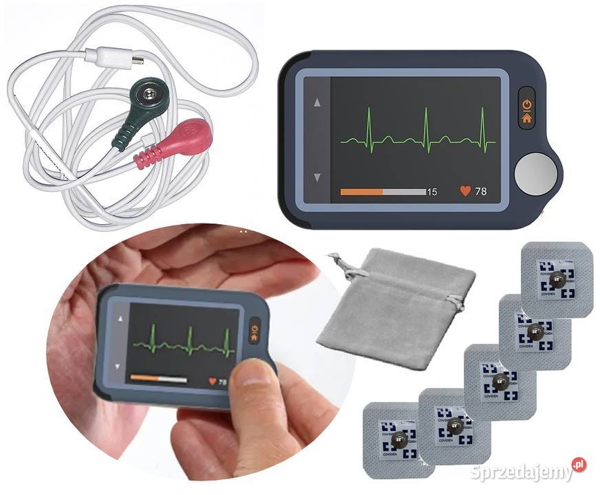 Przenośne Mobilne EKG Aparat Monitor Pulsebit Myszków sprzedam