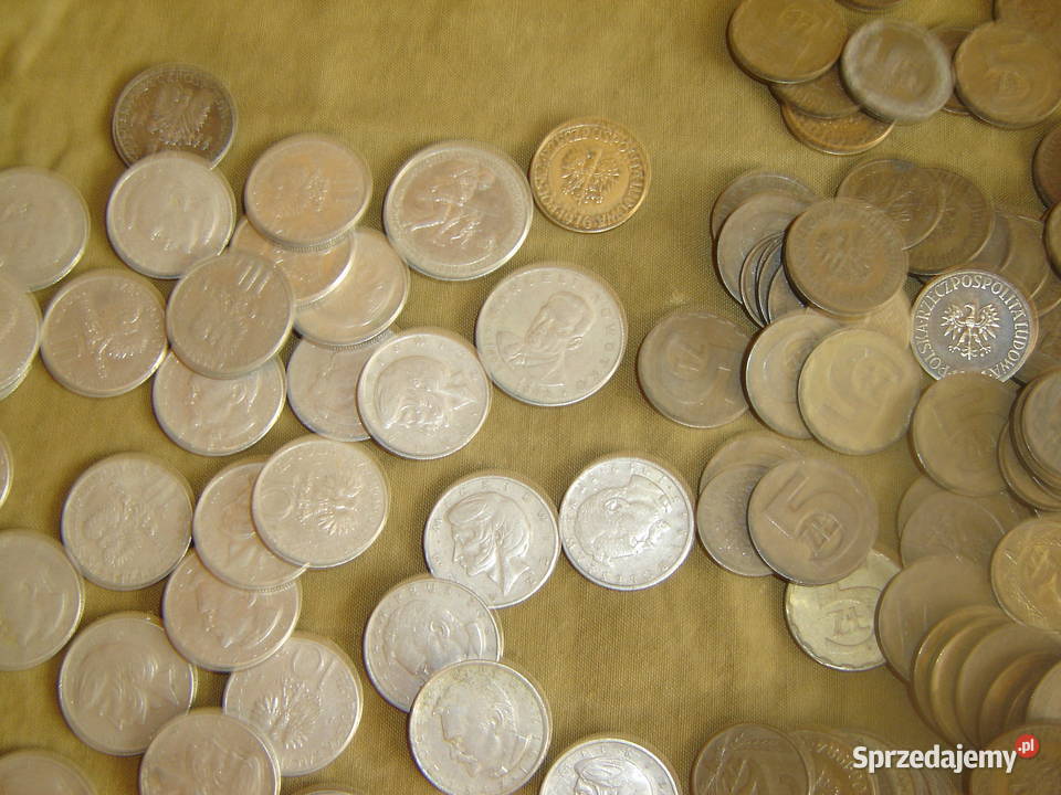 Duży zestaw starych monetPRL inne Łomża sprzedam