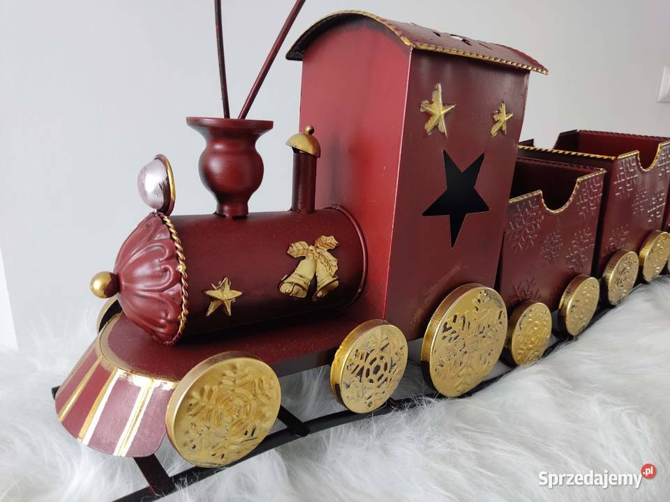 Pociąg metalowy vzerwony Ropczyce
