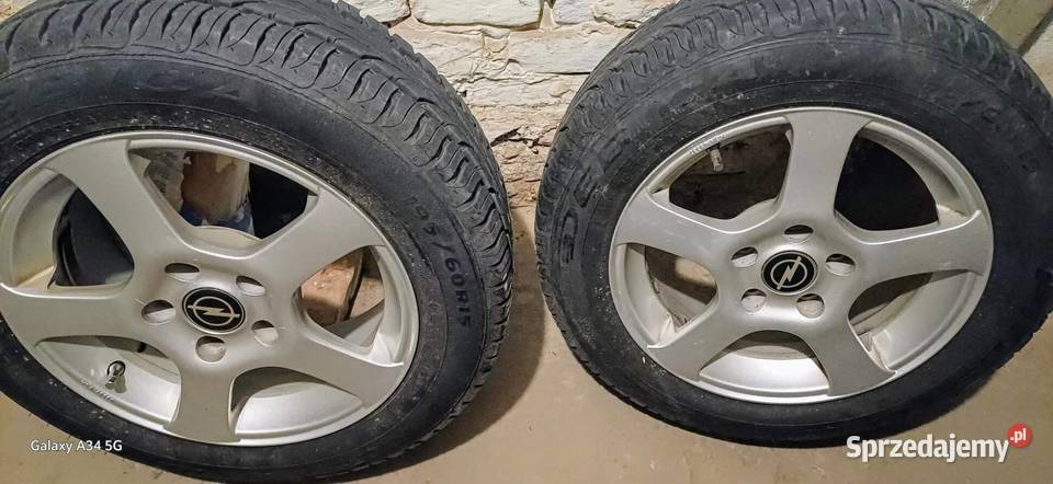 felgi aluminiowe 15 4 z nowymi oponami do opla Radom