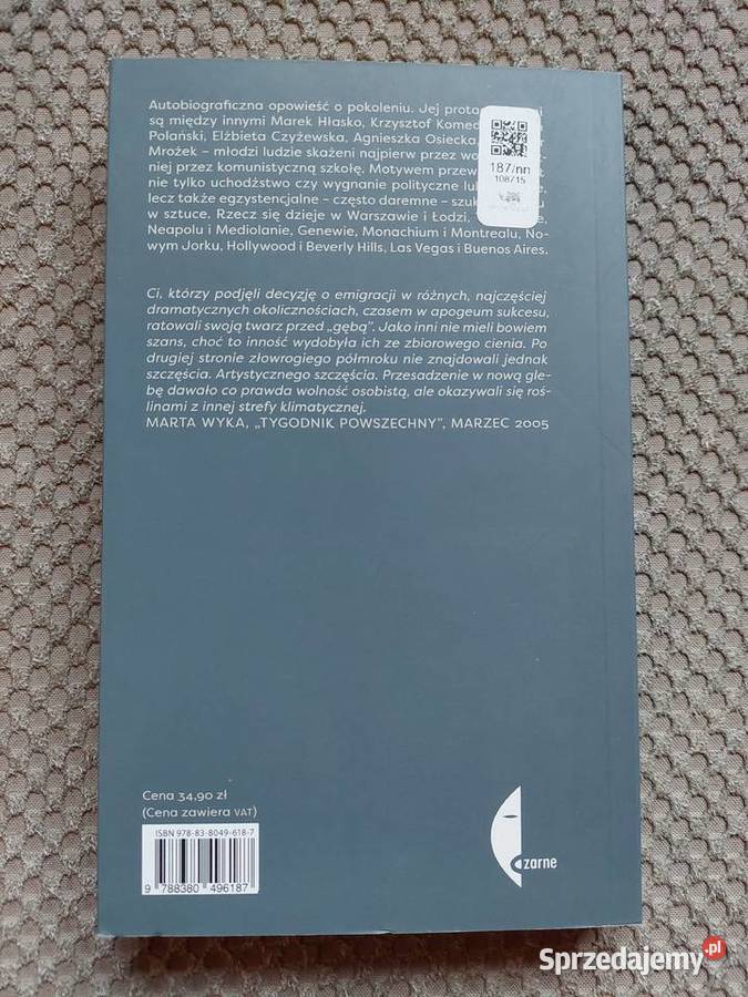 nowa Uchodźcy Henryk Grynberg ISBN 9788380496187 Kraków sprzedam