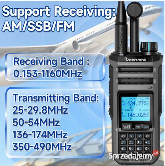 Quansheng TK11 radiotelefon 2850144430MHz odbiór Płońsk sprzedam