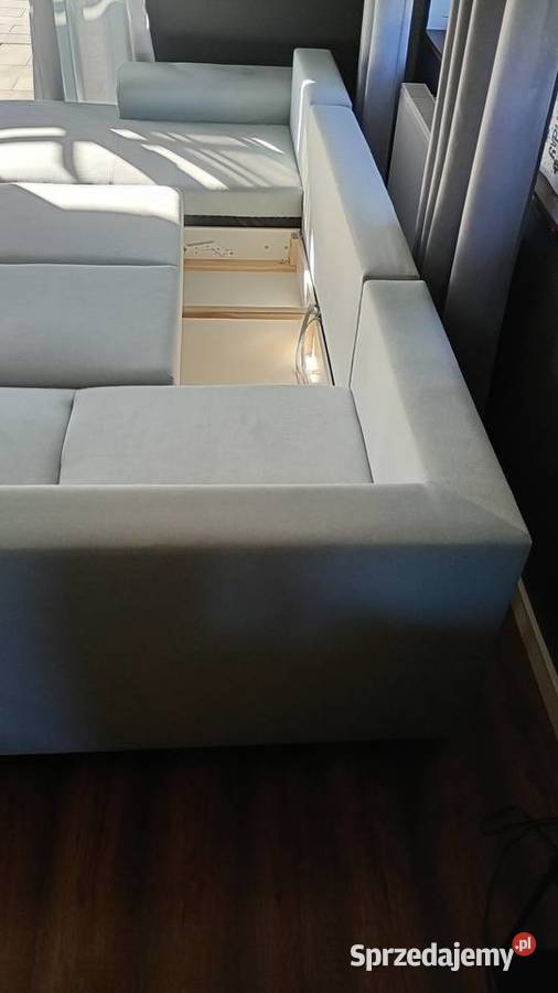 Narożnik z funkcją spania sofa kanapa Drogomyśl