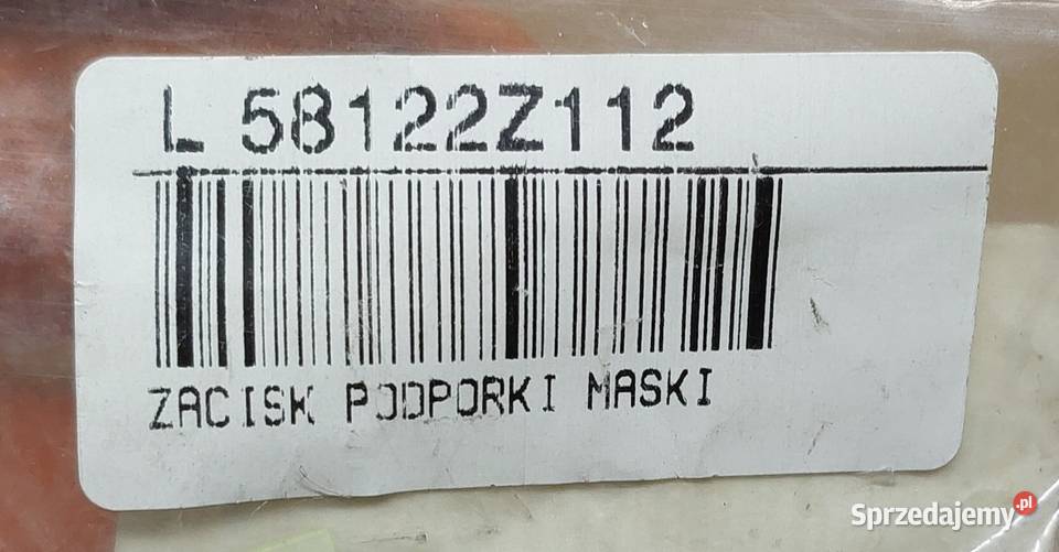 ZACISK PODPORY MASKI RENAULT 19 21 25 CLIO Mielęcin