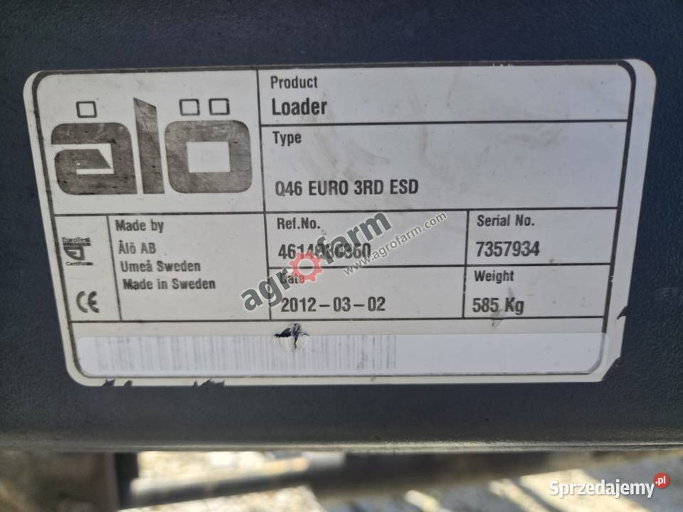 Ładowacz czołowy ALO Q46 Byków sprzedam