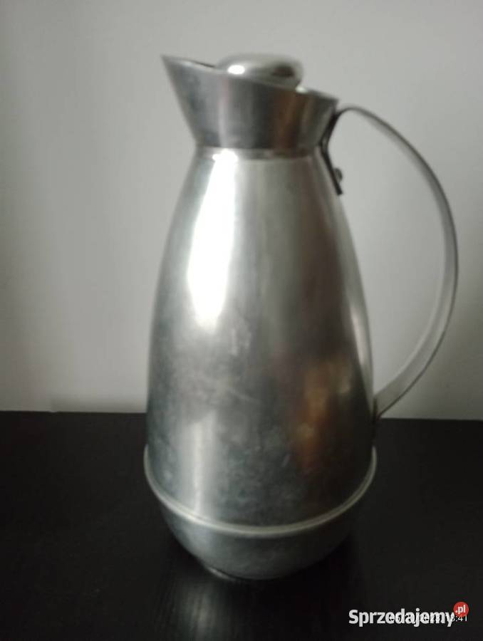 dzbanek termos aluminiowy PRL poj 1 litr Warszawa