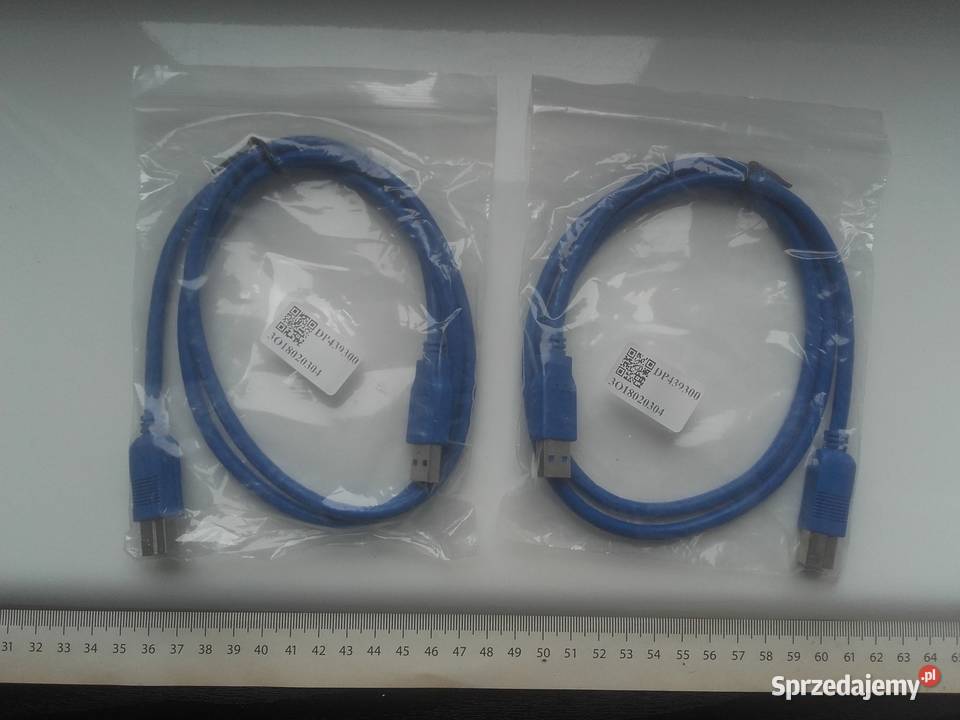 Kabel USB30 AB 100 kolor niebieski NOWY Bydgoszcz