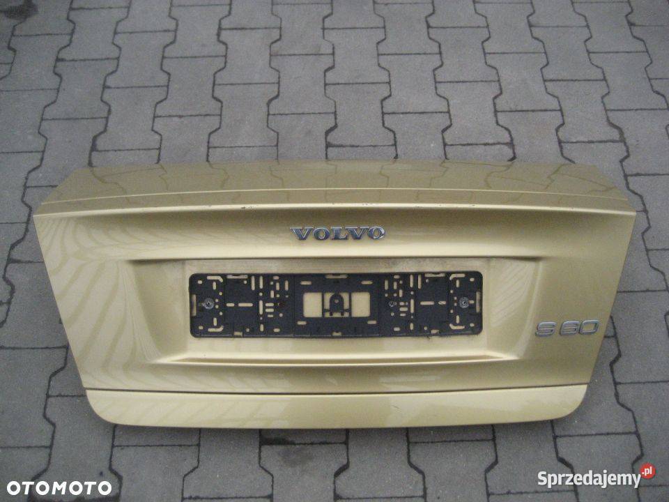 VOLVO S60 0005R KLAPA BAGAŻNIKA TYŁ Rakoniewice