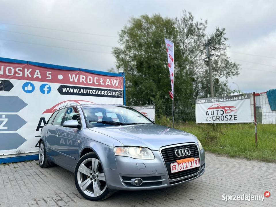 Audi A4 20 TDI 2005 Klima Alufelgi Xenon Grzane 140KM dolnośląskie Wrocław