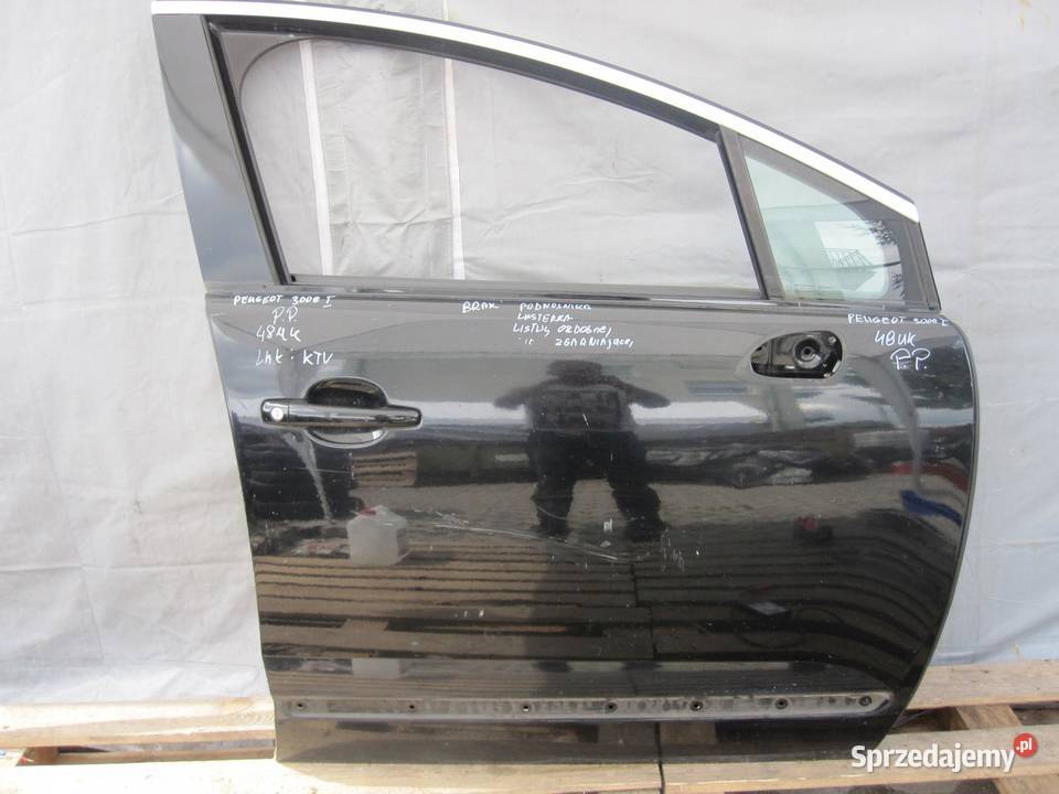 PEUGEOT 3008 I 10r drzwi prawe przód