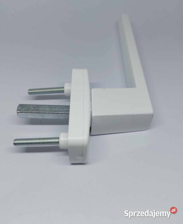 Klamka okienna PCV biała uniwersalna standardowa Nowy Sącz