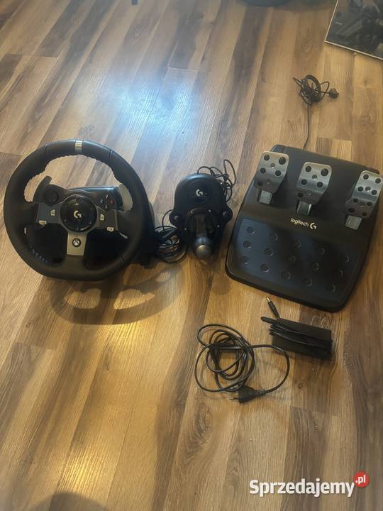 Logitech G920 pedały shifter Idealny stan Xbox Konsole i automaty Zawonia