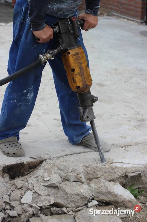 Młot udarowy pneumatyczny Wyburzeniowy kucie usługi budowlane