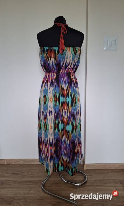 Śliczna asymetryczna długa sukienka maxi bez Spódnice i sukienki Kraków sprzedam