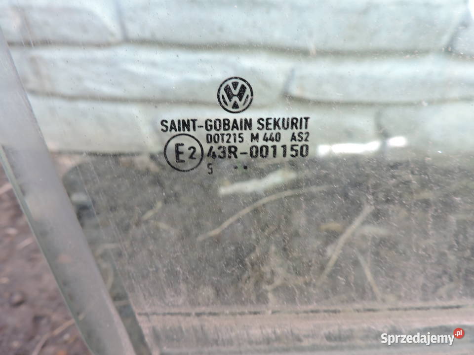 Szyba drzwi Prawy przód Vw Fox Boczne (drzwi) śląskie Myszków sprzedam