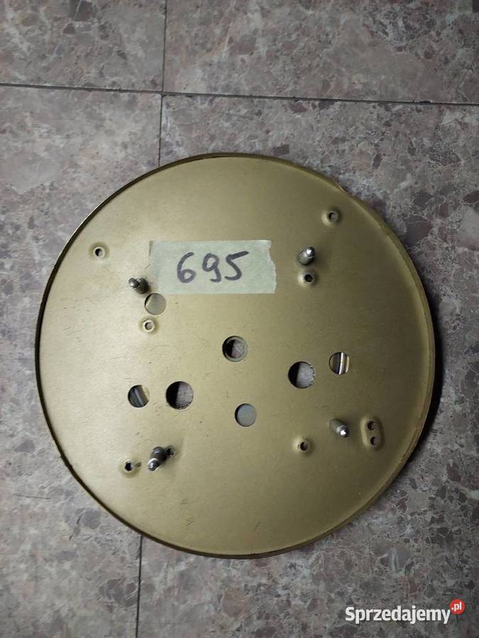 695 Tarcza zegara ściennego blaszana malowana 15 Tczew