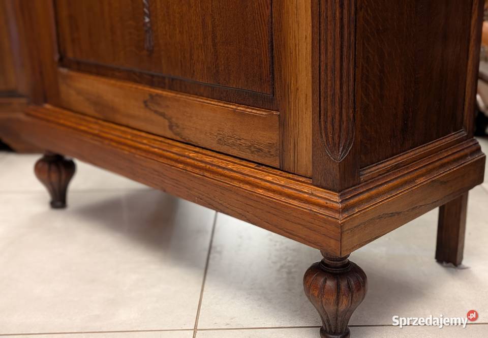 piękna witrynaserwantka secesyjnasklep Dąbrowa Antyki, Sztuka, Kolekcje śląskie Dąbrowa Górnicza