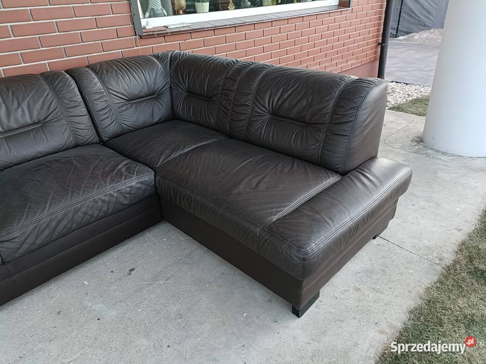 Sprzedam narożnik ze skóry Konin sprzedam