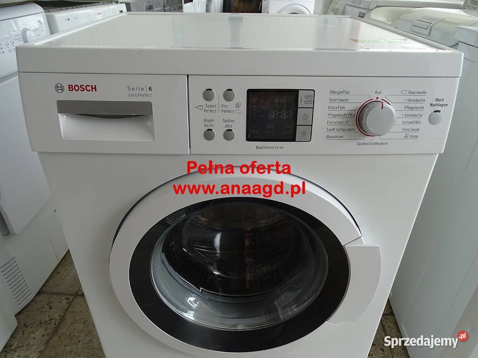 PRALKA BOSCH Serie 6 A 7 GWARANCJA Duży Wybór 85cm zachodniopomorskie Miękowo