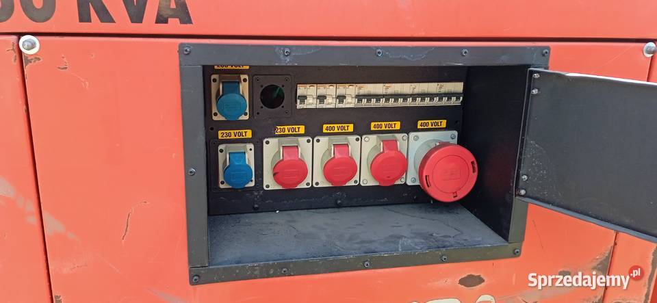 Agregat prądotwórczy HIMOINSA 60 KVA silnik Fiat Łódź