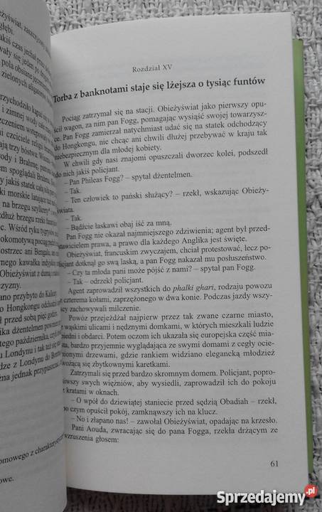 W 80 dni dookoła świata Juliusz Verne literatura piękna - proza zagraniczna Białystok