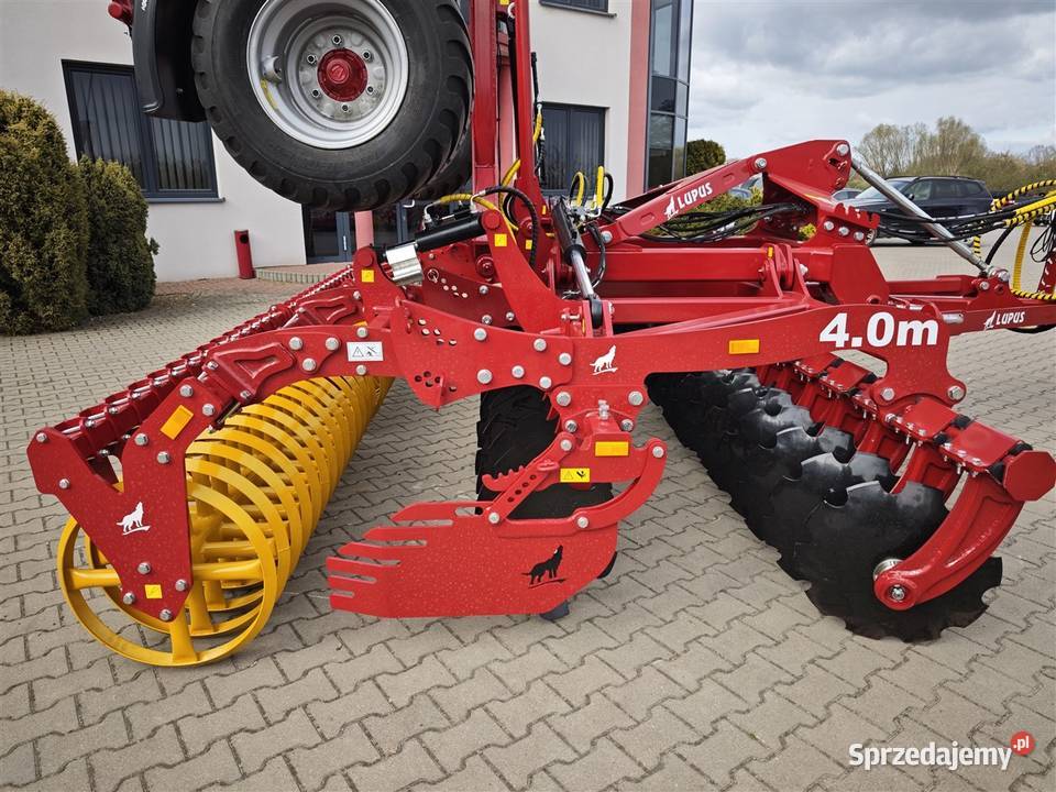 Brona talerzowa 4m hydraulicznie składana pomorskie Kwidzyn