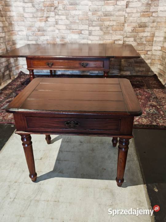 Zestaw pięknych stolików drewnianych Sandomierz