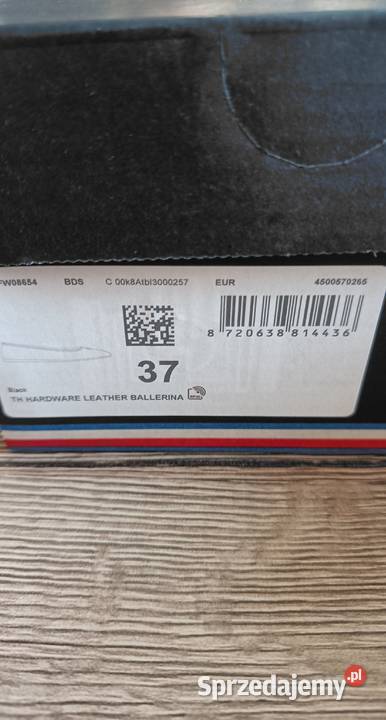 Skórzane baleriny Tommy Hilfiger Siemianowice Śląskie