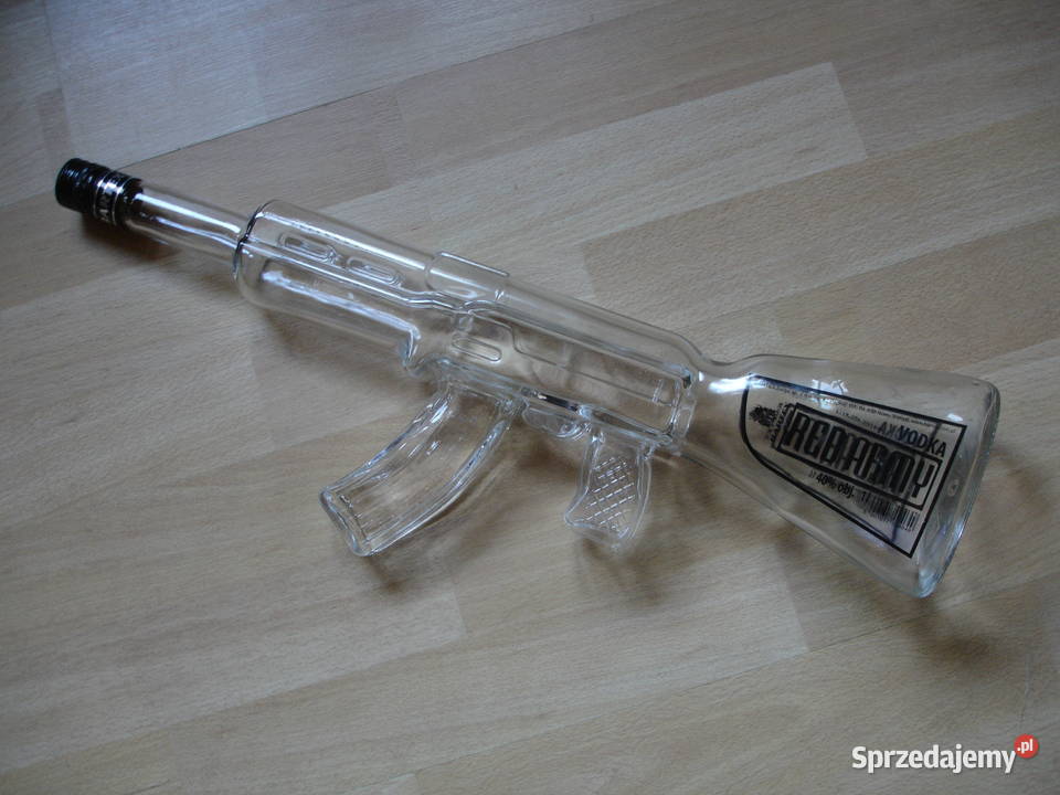 Butelka kolekcjonerska KAŁASZNIKOW Zielona Góra