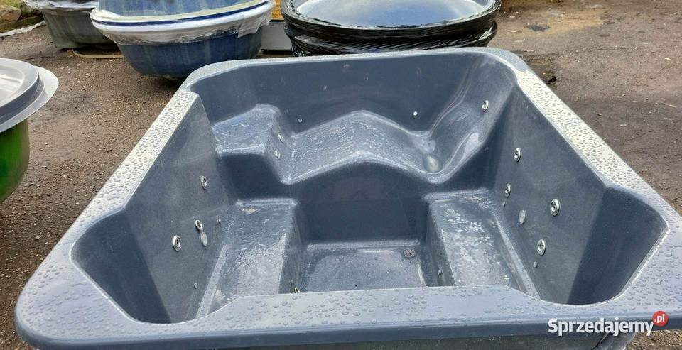 Beczka Kwadratowa Wellness XXL 6osób leżanka Konstancin-Jeziorna