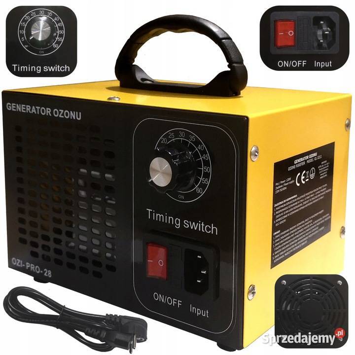 GENERATOR OZONU MOCNY 28 000 MGH OZONATOR TIMER Warszawa