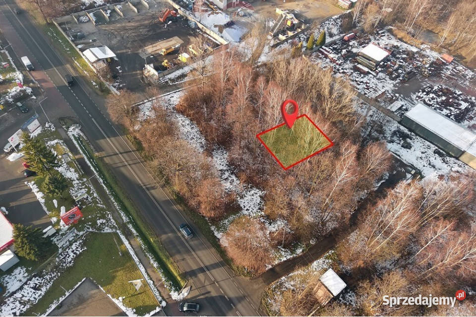 Działka usługowa małopolskie Kęty