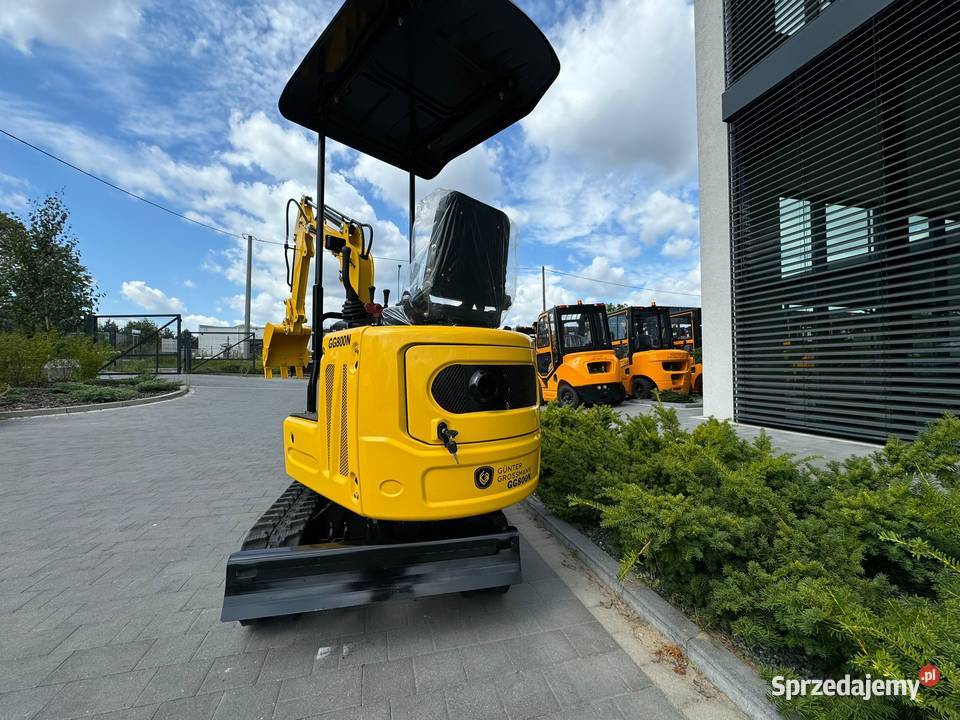 Minikoparka GG800N Gunter Grossmann już 17500 Koparki