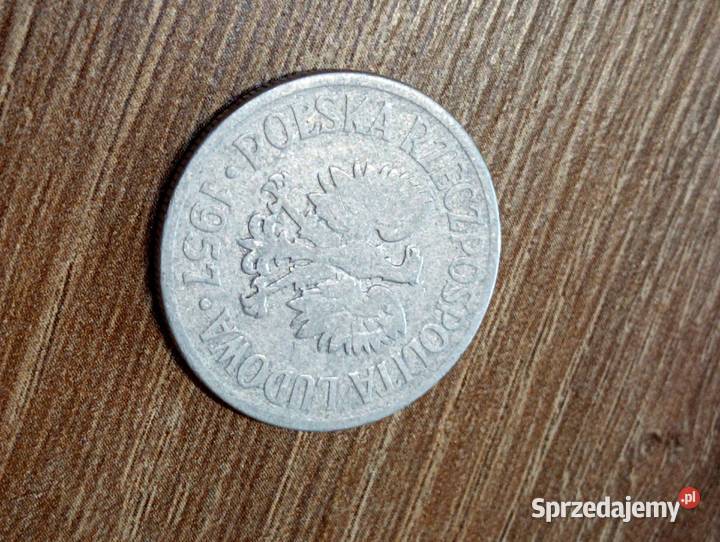 Sprzedam szoste 50 gr 1957 r bzm Chełm sprzedam