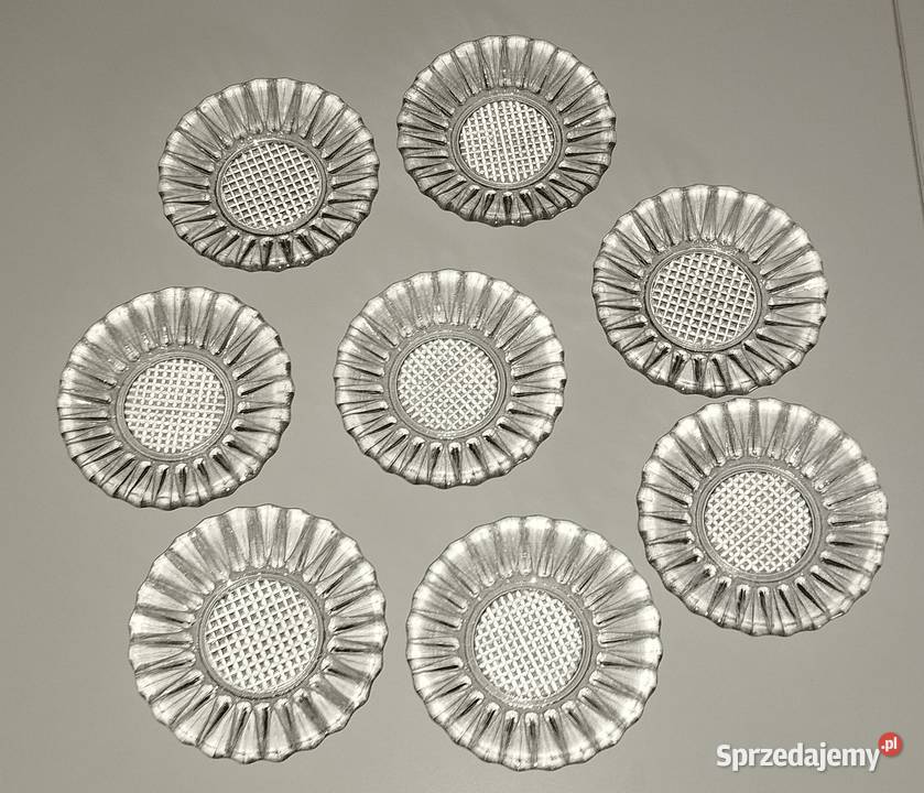 Talerzyki słoneczniki podstawki prl ząbkowice