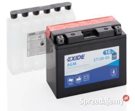 Akumulator motocyklowy 12V 10Ah 160A EN EXIDE Akumulatory motocyklowe Kościerzyna